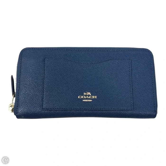 Crossgrain Zip Wallet Designer By Coach, Size: Medium
