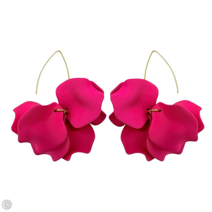 Flower Petals Dangle Earrings