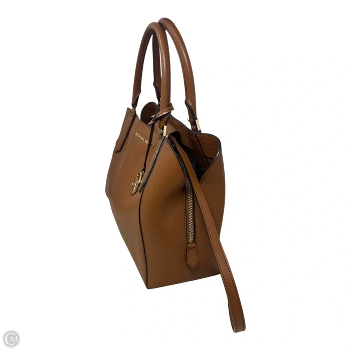 Handbag Leather By Michael By Michael Kors, Size: Medium